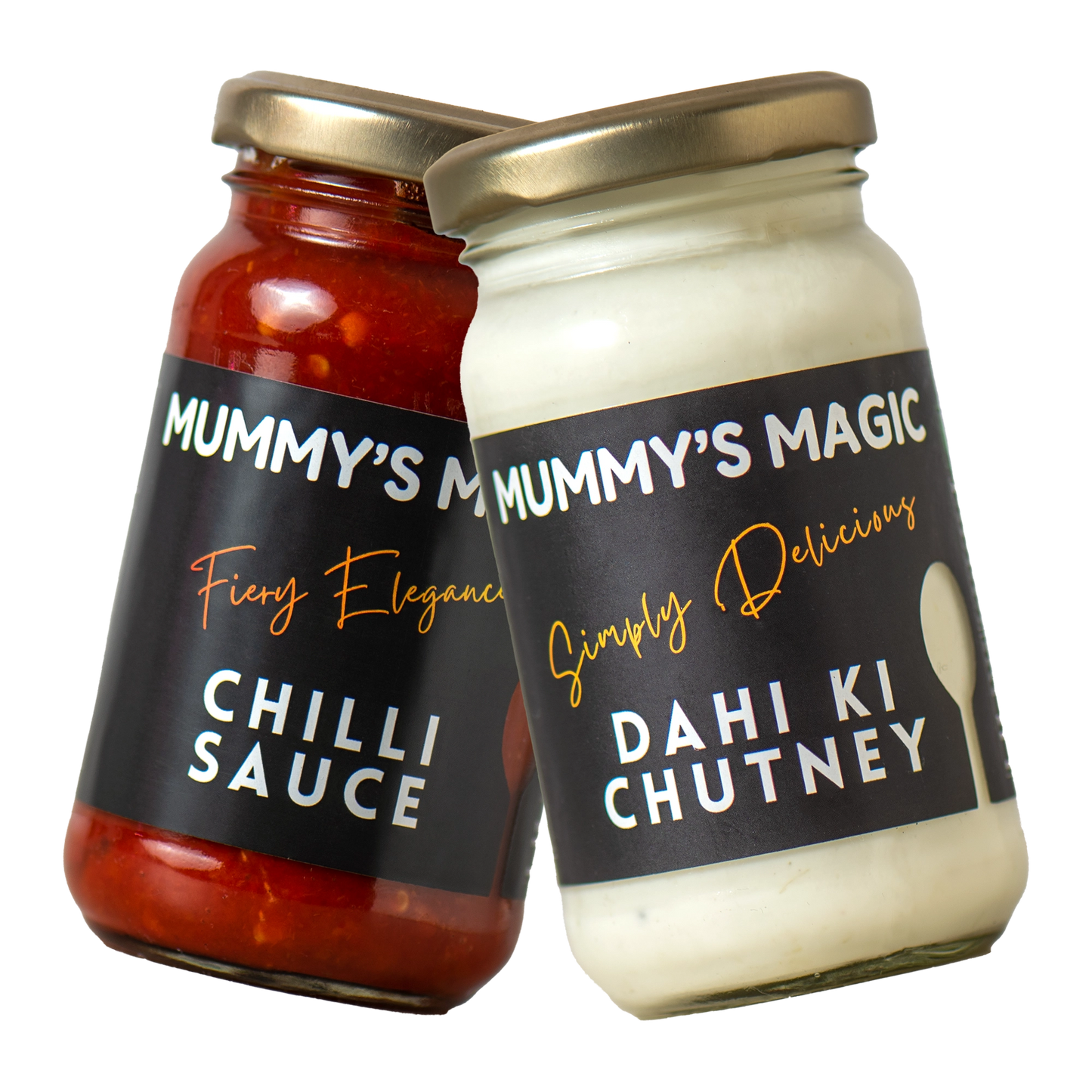 Mummy's Magic The Classic Indian Duo – Dahi Ki Chutney & Chilli Sauce Combo, 400g, Preservative-Free Gift Set