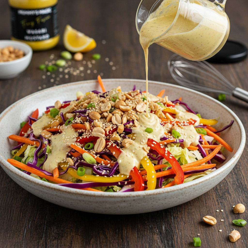 🌿Crunchy Asian Sesame-Wasabi Salad