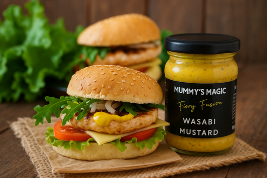 Wasabi Mustard Chicken Burger