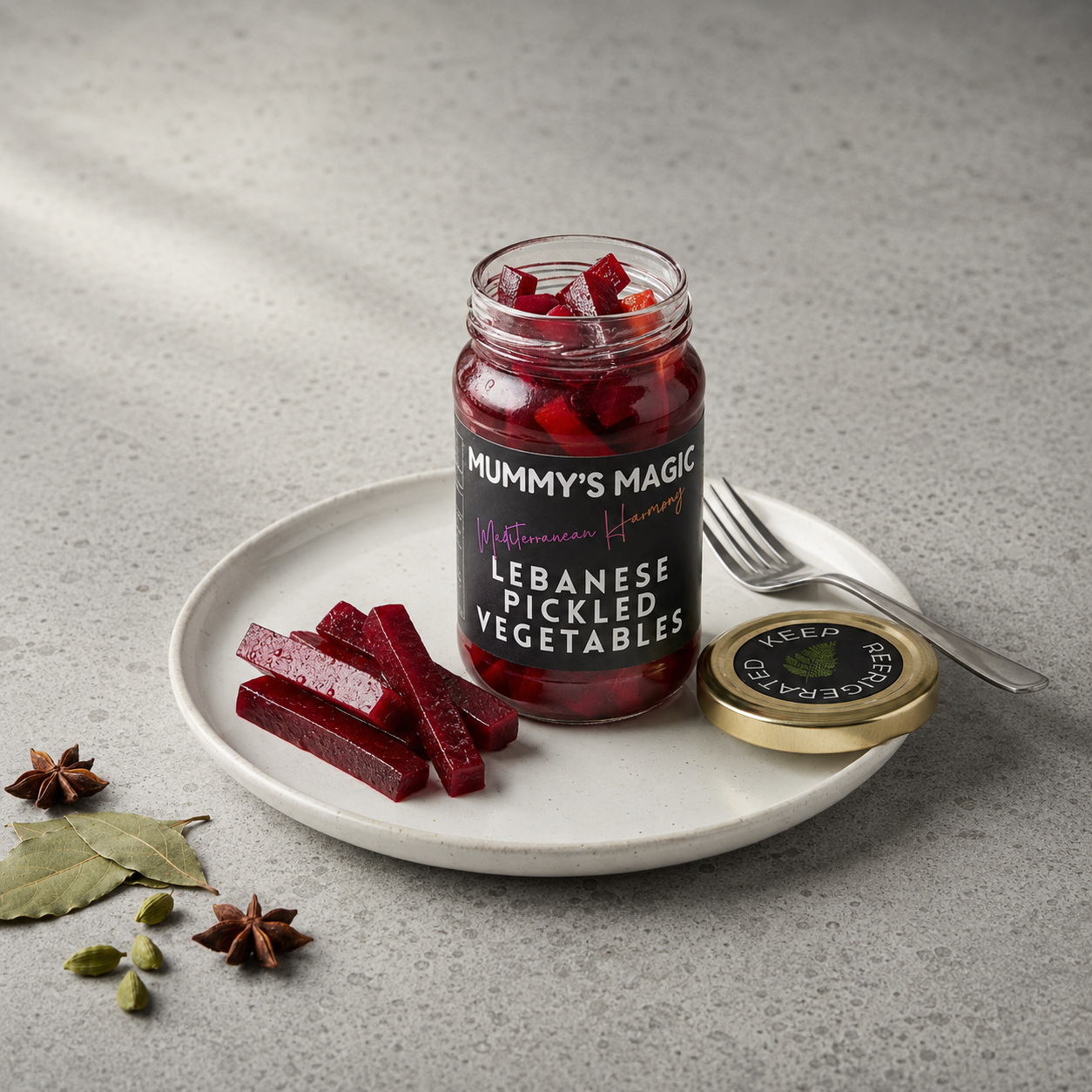 Lebanese Pickled Vegetables (200 g) | Vegan