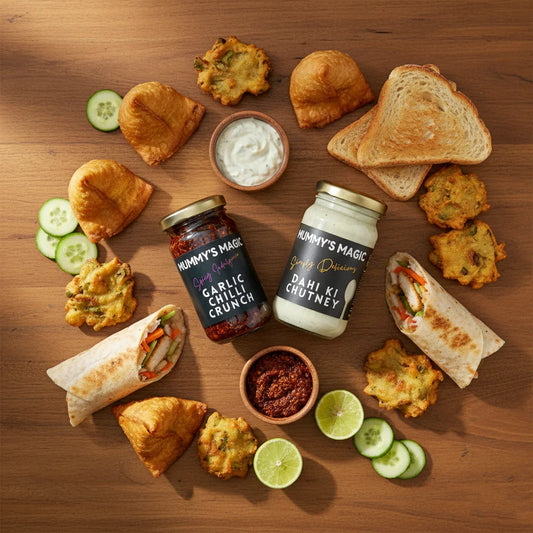 Mummy's Magic Bestseller Duo – Creamy Yoghurt Dip & Crispy Chilli Oil, Handcrafted Preservative-Free Combo