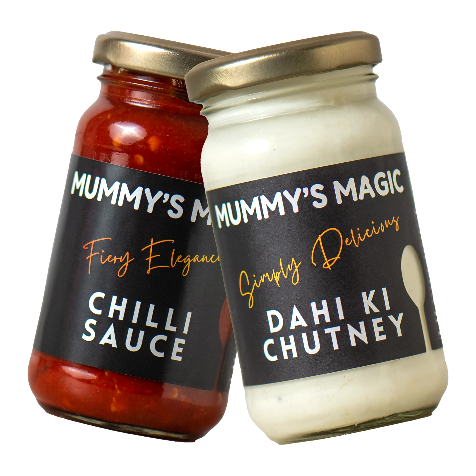 Mummy's Magic The Classic Indian Duo – Dahi Ki Chutney & Chilli Sauce Combo, 400g, Preservative-Free Gift Set