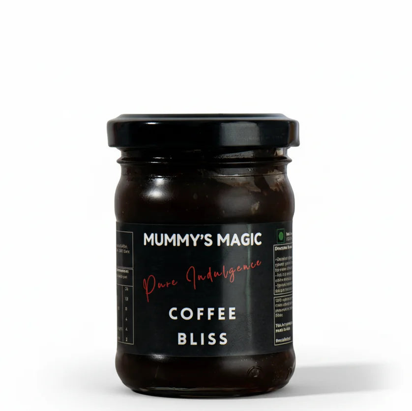 Mummy's Magic Coffee Bliss jar – Handcrafted Coffee Chocolate Spread, Gourmet Toast Topping, India
