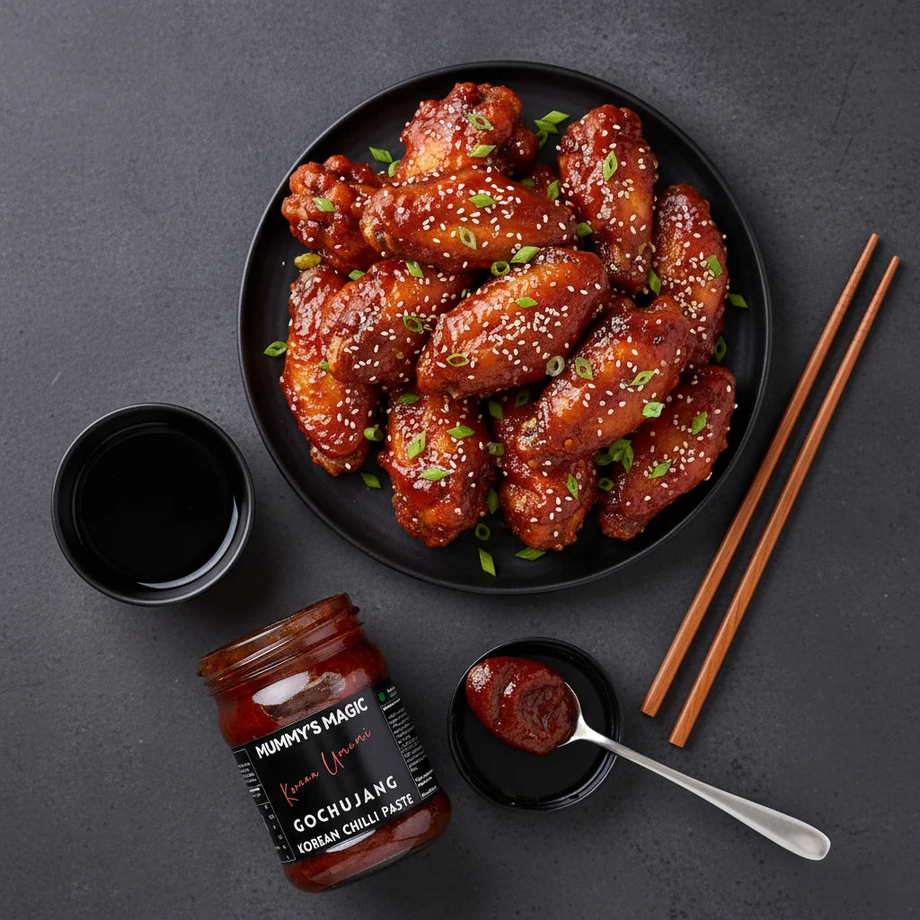 Mummy's Magic Authentic Korean Gochujang Paste – Fermented Red Chilli, 120g, Preservative-Free
