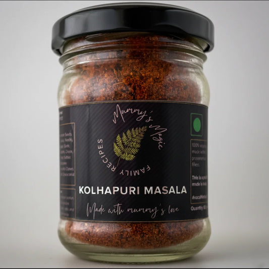 Mummy's Magic Kolhapuri Masala jar – Traditional Maharashtra Spice Mix, Vegan & Preservative-Free