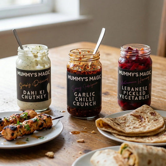 Mummy's Magic Mummy's Favourite Box – Bestselling Condiments Gift Set, Handcrafted, Preservative-Free