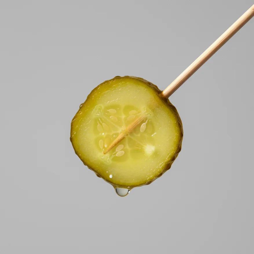 Mummy's Magic Pickled Gherkins served on charcuterie board and burger – Premium Gherkin Pickle India