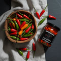 Mummy's Magic Thai Bird's Eye Chilli – Fiery Pickled Chillies in Natural Brine, 120g, Vegan