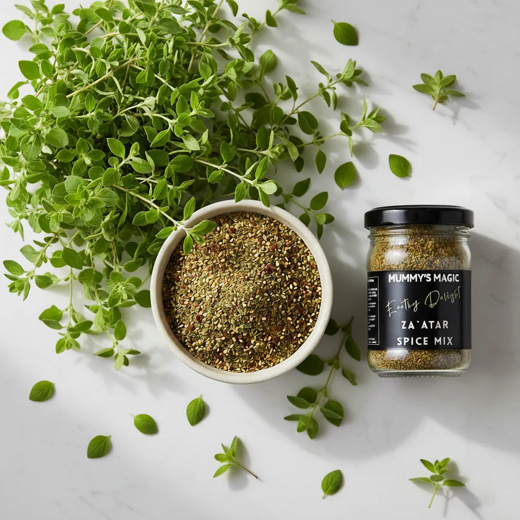 Mummy's Magic Za'atar – Authentic Middle Eastern Herb & Sesame Spice Blend, 70g, Vegan