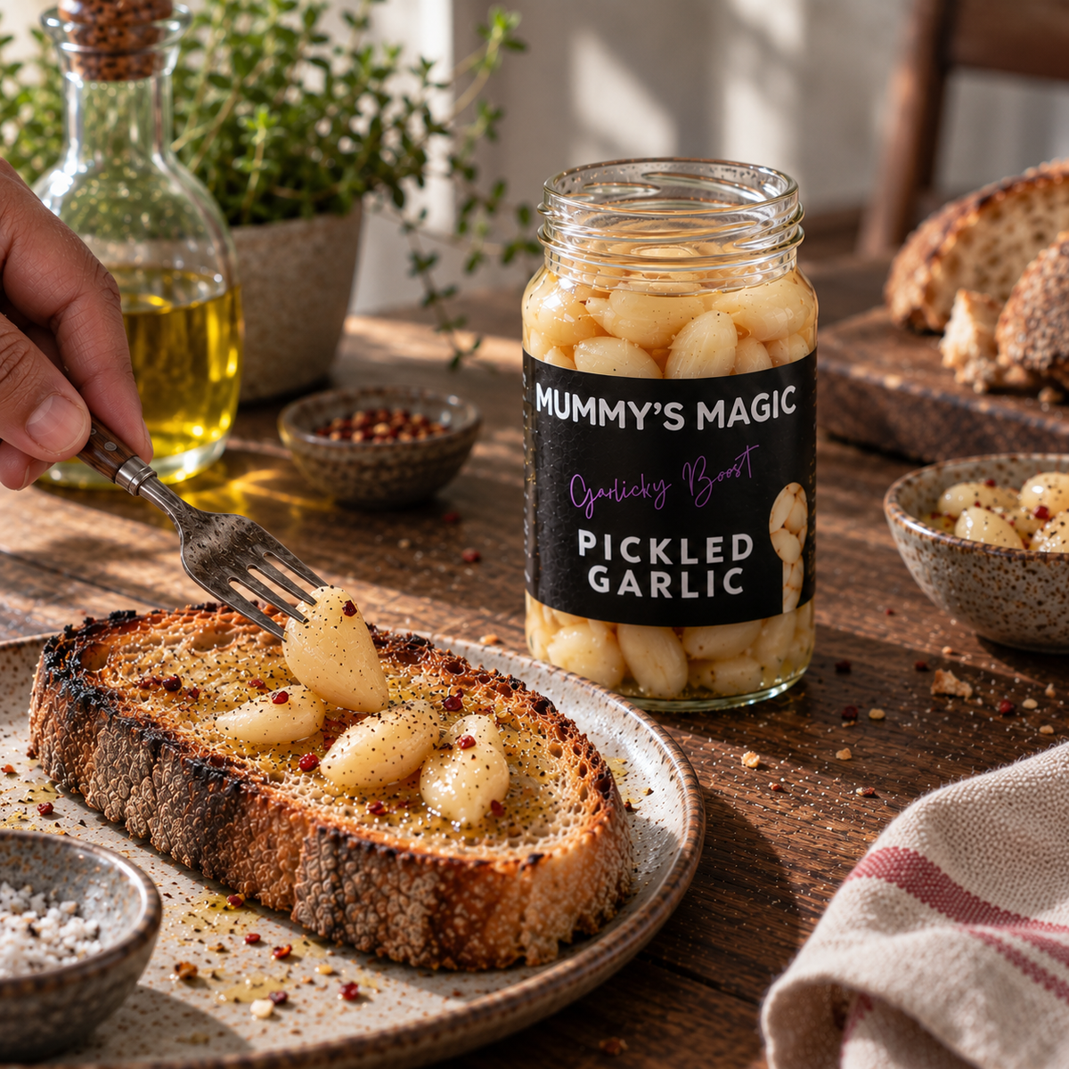 Pickled Garlic (200 g) | Vegan