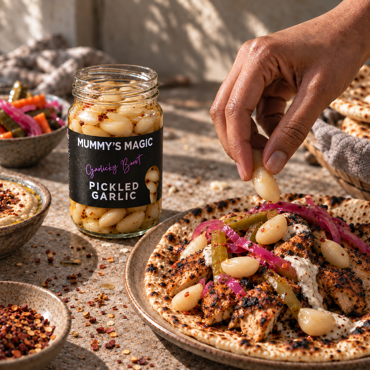 Pickled Garlic (200 g) | Vegan